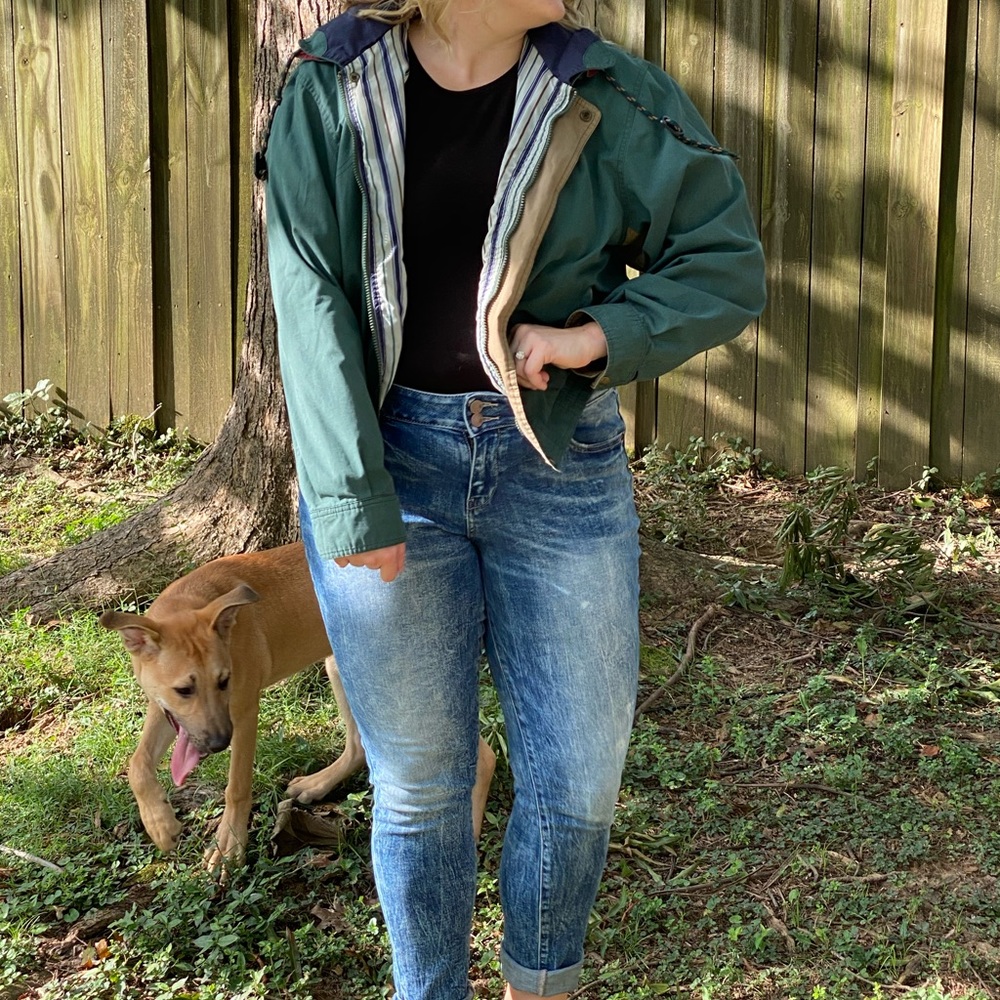 Vintage Tri-colored Wind Breaker